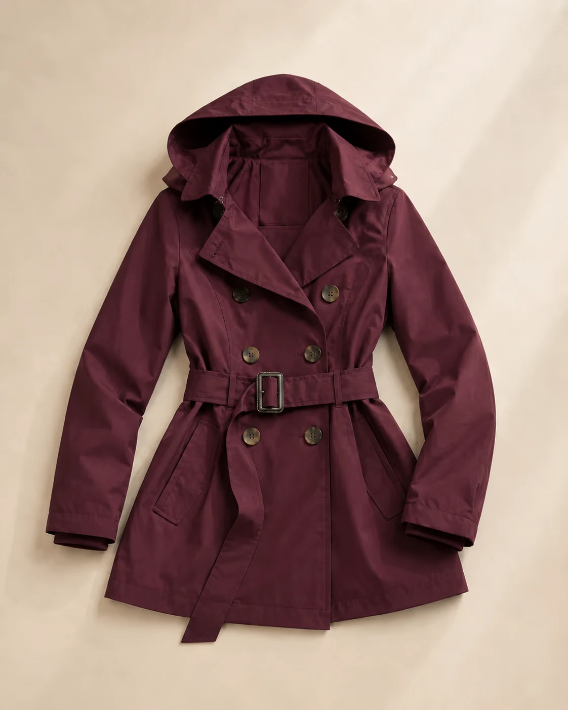 gabardina city mood Burdeos — Confetty Chic, boutique en Lerma