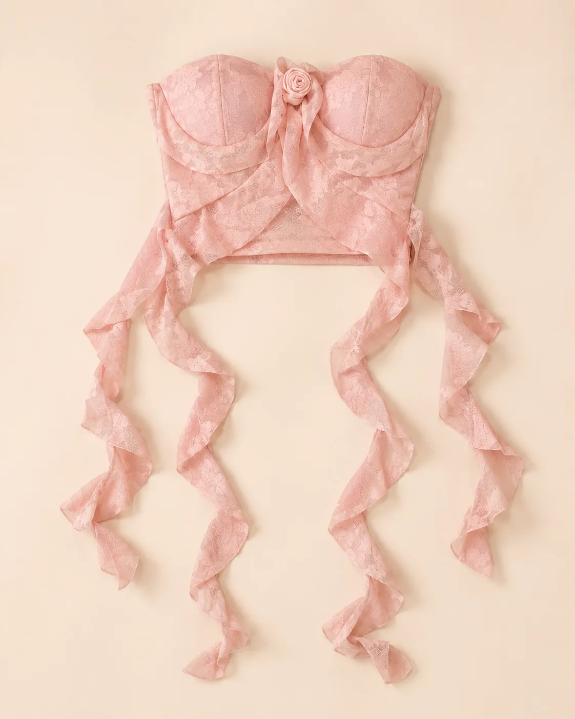 top lace rose Rosa — Confetty Chic, boutique en Lerma