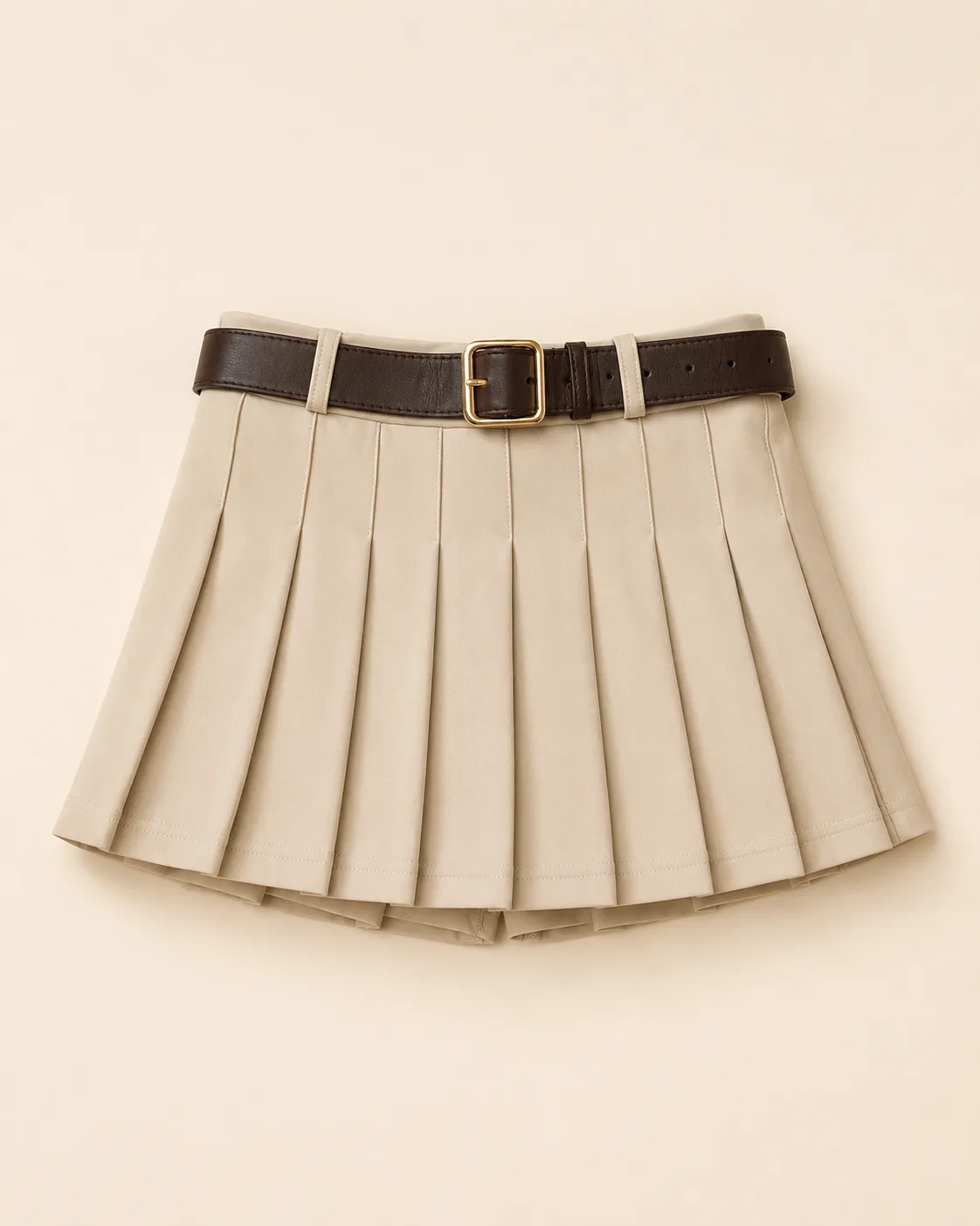 falda beige preppy — Confetty Chic, boutique en Lerma