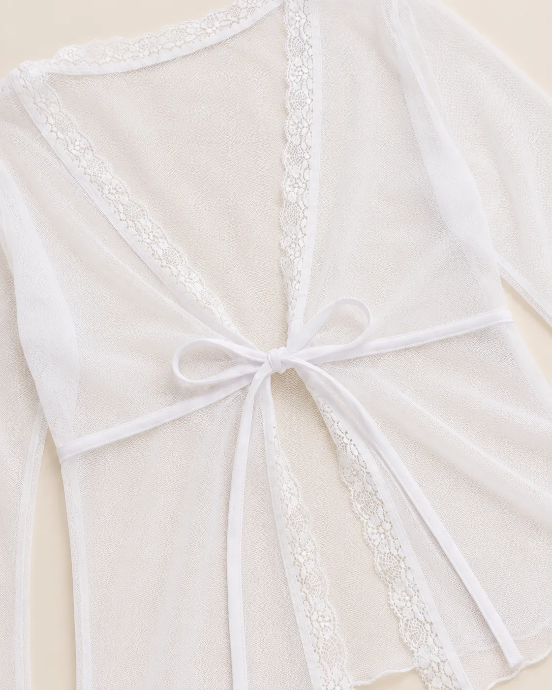 blusa mesh lace Blanco — Confetty Chic, boutique en Lerma