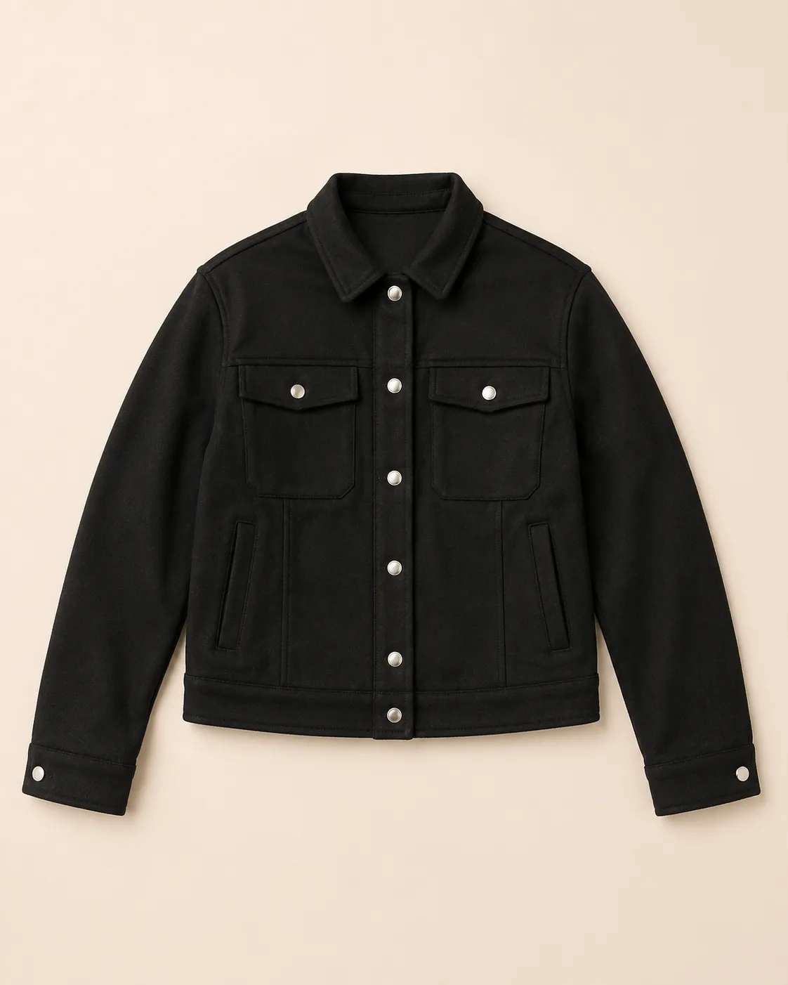 chamarra noir snap — Confetty Chic, boutique en Lerma